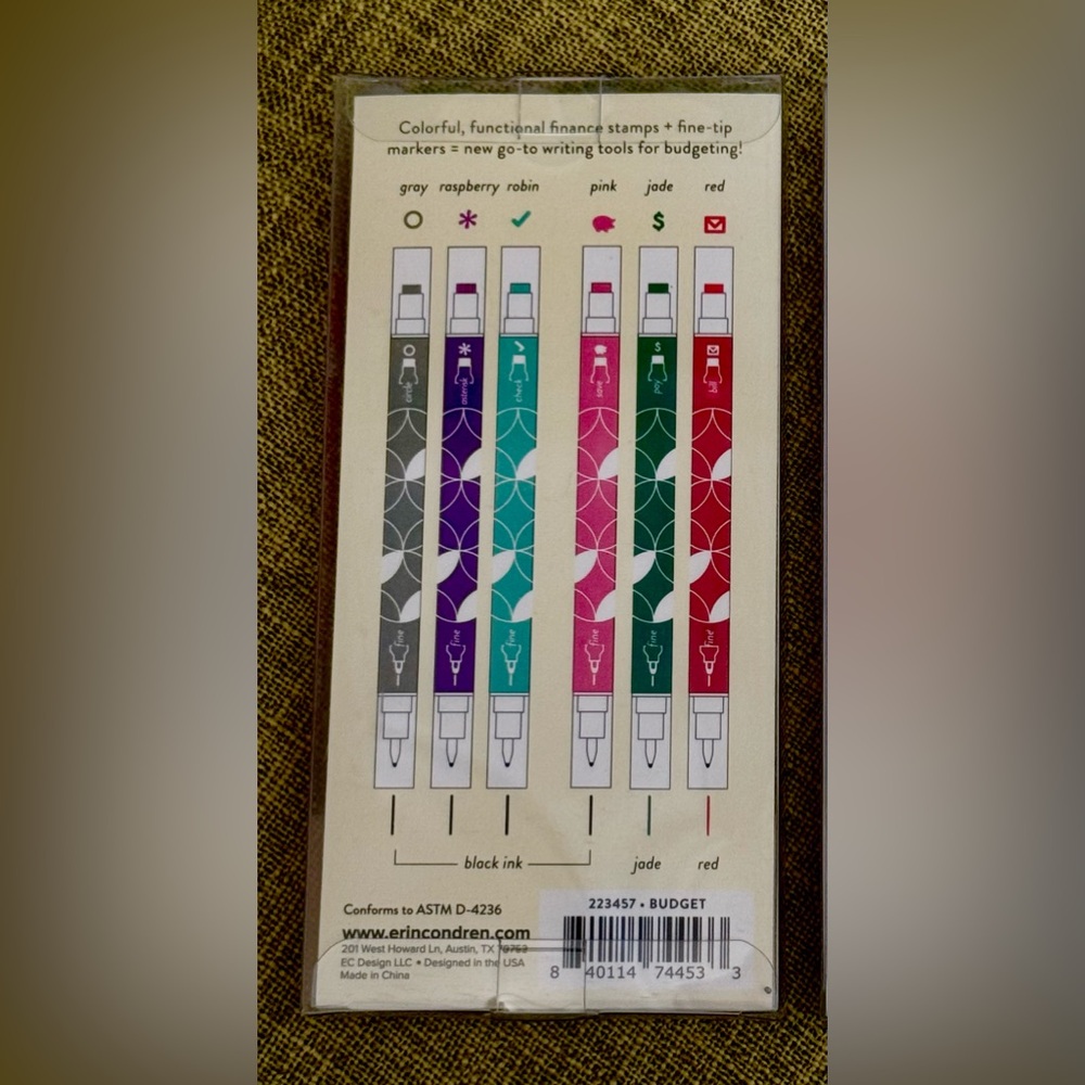 Erin Condren ~ Budget Dual-Tip List Markers™ 6-Pack